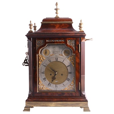 Lot 313 - George III mahogany bracket clock, Eardley Norton, London