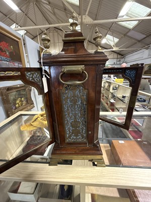 Lot 313 - George III mahogany bracket clock, Eardley Norton, London
