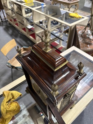 Lot 313 - George III mahogany bracket clock, Eardley Norton, London
