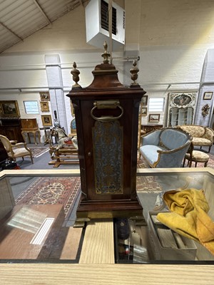Lot 313 - George III mahogany bracket clock, Eardley Norton, London