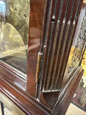 Lot 313 - George III mahogany bracket clock, Eardley Norton, London