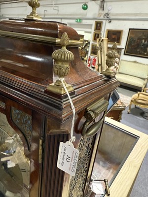 Lot 313 - George III mahogany bracket clock, Eardley Norton, London