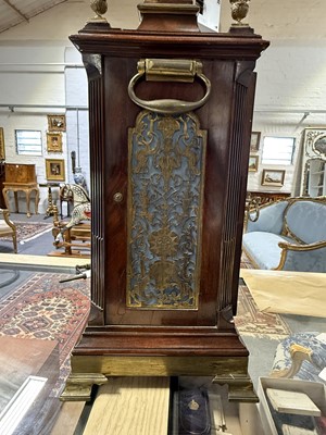 Lot 313 - George III mahogany bracket clock, Eardley Norton, London
