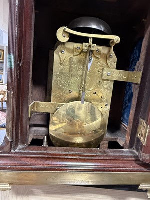 Lot 313 - George III mahogany bracket clock, Eardley Norton, London