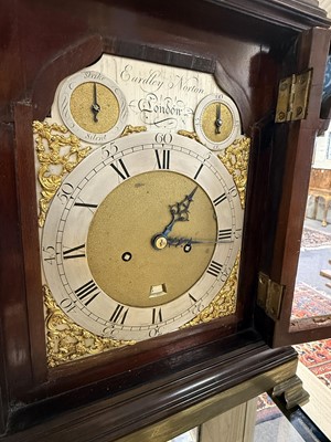 Lot 313 - George III mahogany bracket clock, Eardley Norton, London