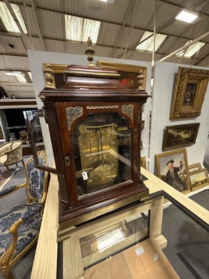 Lot 313 - George III mahogany bracket clock, Eardley Norton, London