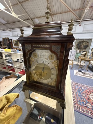 Lot 313 - George III mahogany bracket clock, Eardley Norton, London