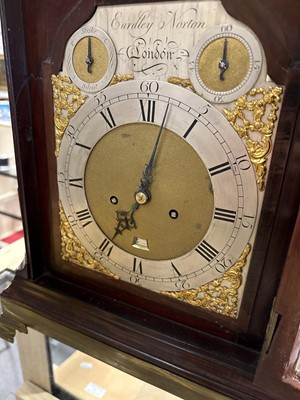 Lot 313 - George III mahogany bracket clock, Eardley Norton, London