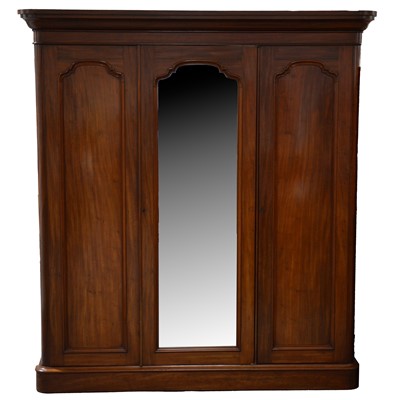 Lot 471 - Victorian mahogany wardrobe