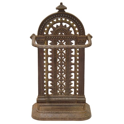 Lot 519 - Victorian Coalbrookdale style cast iron stick stand