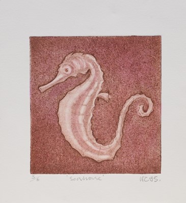 Lot 393 - After monogrammists VB and HC, four etchings, and after Frank Brangwyn, woodcut.
