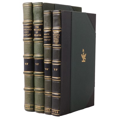 Lot 232 - 'BB' Denys Watkins-Pitchford, four First Editions, children's titles, leather bound.