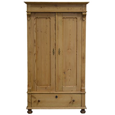 Lot 438 - Reclaimed pine armoire