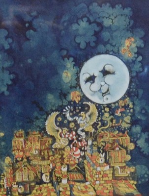 Lot 342 - Pat Cooke, Moonlit town