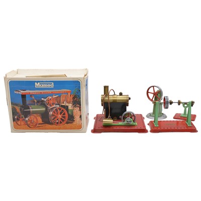 Lot 281 - Mamod TE1a traction engine, stationary steam engine