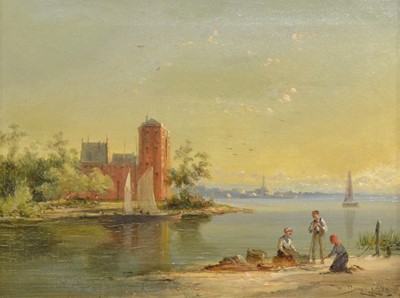 Lot 380 - William Raymond Dommersen, Coastal scene