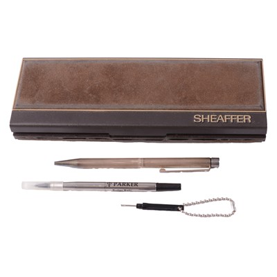 Lot 270 - Shaeffer silver ballpoint pen