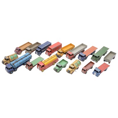 Lot 66 - Dinky, a quantity of loose diecast lorries and vans