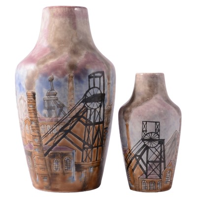 Lot 49 - Two Cobridge Stoneware vases