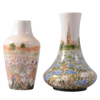 Lot 55 - Two Cobridge Stoneware vases