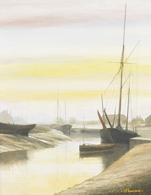Lot 372 - David Lawrence, River Rother, Rye, Sussex.