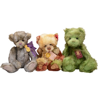 Lot 273 - Charlie Bears - three large teddy bears