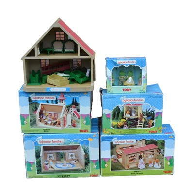 Lot 50 - Tomy/ Sylvanian Families - a collection of figures, accessories, and boxed sets