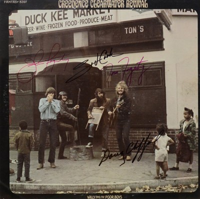 Lot 244 - Creedence Clearwater Revival, signed album sleeve