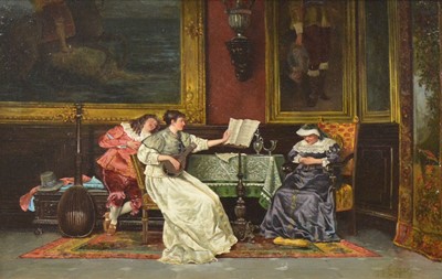 Lot 371 - Jacob Emanuel Gaisser, Musical Evening
