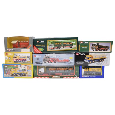 Lot 98 - Corgi Classics, fifteen commercial haulage diecast vehicles