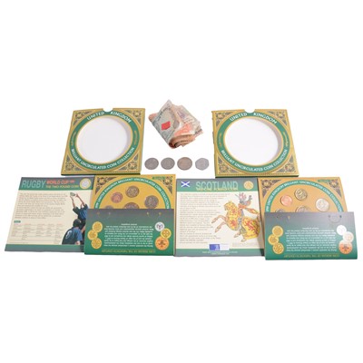 Lot 207 - Collection of mostly overseas coins and banknotes.