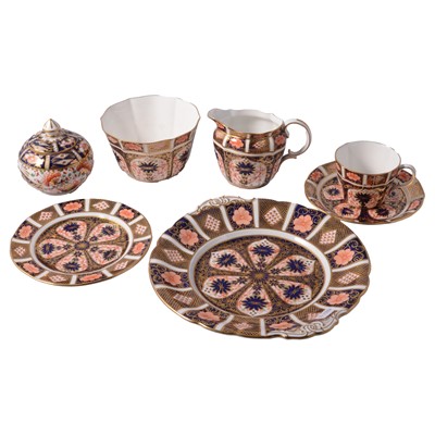 Lot 117 - Royal Crown Derby Witches pattern tea set, twelve place settings