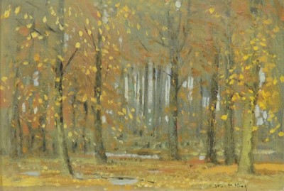 Lot 331 - Robert King, Autumn Morning in Swithland