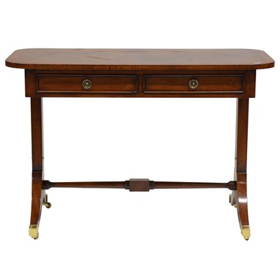 Lot 488 - Reproduction mahogany side table