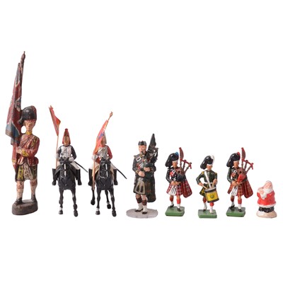 Lot 261 - Painted metal and other toys