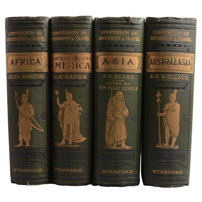 Lot 86 - Stanford's Compendium of Geography and Travel, 4 vols only
