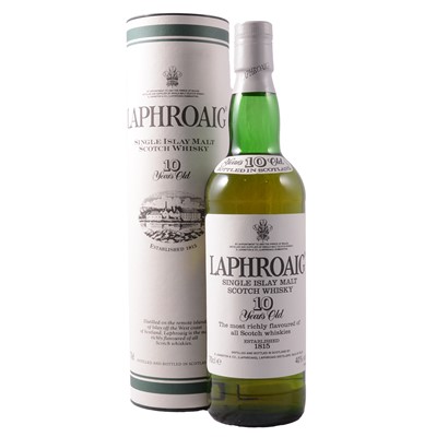 Lot 67 - Laphroaig, 10 year old, single Islay malt whisky