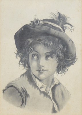Lot 266 - R J Tibbits, Portrait of a boy