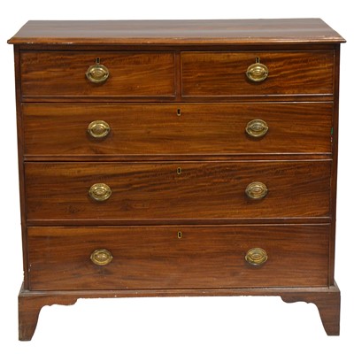 Lot 410 - Victorian mahogany chest of drawers