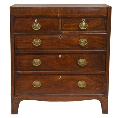 Lot 489 - Victorian mahogany chest of drawers