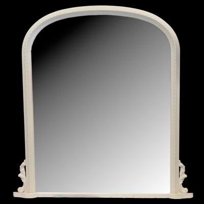 Lot 68 - Victorian style arched overmantel mirror