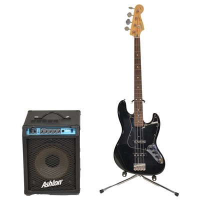 Lot 184 - Fender Squier Silver Series, Jazz Bass