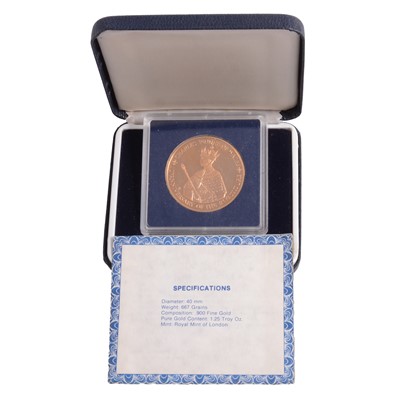 Lot 278 - A 1979 Jamaica $250 Proof Gold Coin.