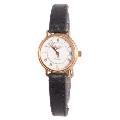 Lot 346 - Longines - a lady's Le Grande Classique quartz wristwatch.