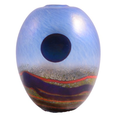 Lot 2 - Norman Stuart Clarke, an iridescent art glass vase