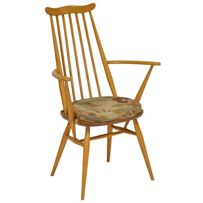 Lot 372 - Ercol beech armchair