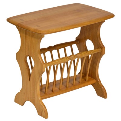 Lot 374 - Ercol beech and elm magazine table