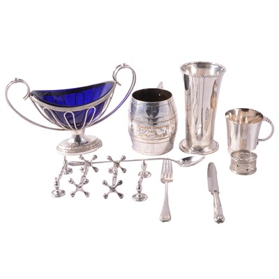 Lot 109A - Collection of silver-plated items
