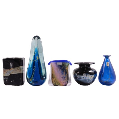 Lot 14 - Five pieces of Mdina and Gozo Art Glass