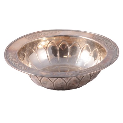 Lot 132 - Arts & Crafts silver basin